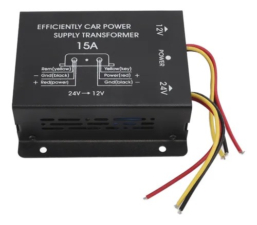 Convertitore Di Tensione Da 24V A 12V 20A Per Auto E Camion, Trasformatore Step-down Con Protezioni E Presa Accendisigari
