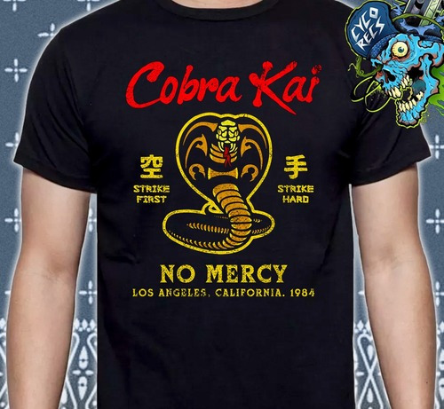 Cobra Kai  No Mercy  Animación  Polera- Cyco Recor