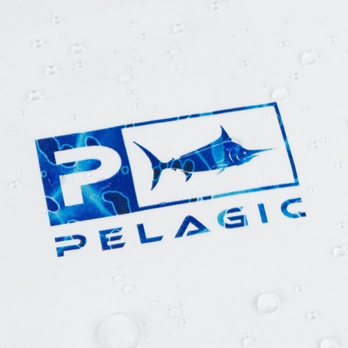 Playera Pelagic Capucha Aquatek Icon Dorado Blue 1015211007