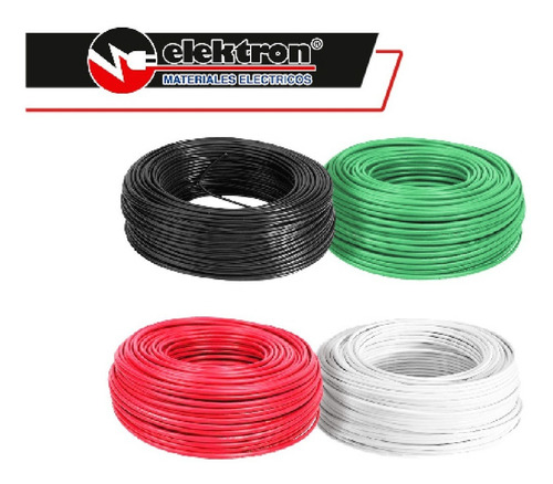 Imagen 4 de 7 de Kit 3 Cajas 100 Mts Cable Blanco,negro,rojo Cal 10 Condumex