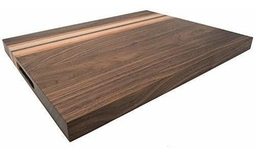 Tabla De Cortar De Madera Grande Reversible Multiusos