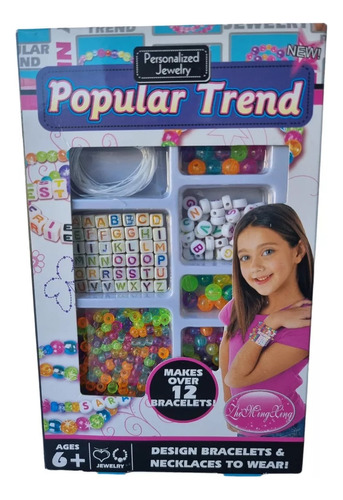 Set De Bijou Tiny Pop Trend - Kit De Manualidades Infantiles