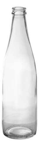 Botella De Vidrio Gaseosa 500 Cc Agua Con Tapa Corona X 45 U
