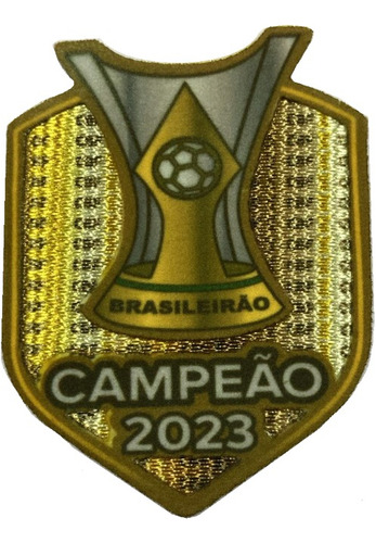 Patch Campeão Brasileiro 2023 3d Aveludado 