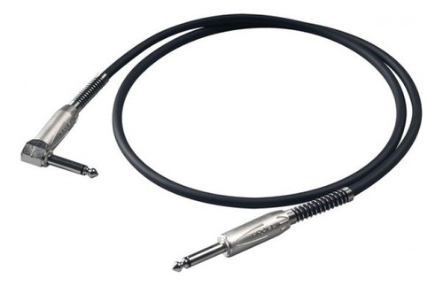 Cable Para Instrumento 3m, Plug 6.3mm A Plug 6.3mm Tipo  L ,