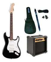 Comprar Combo Guitarra Electrica Squier + Amplificador + Accesorios 