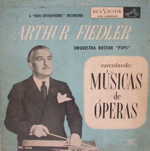 Lp 10 Polegadas - Arthur Fiedler - Long Play - Rca Victor - 