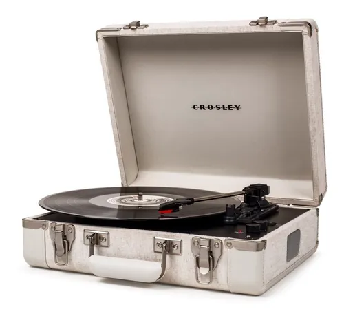 Bandeja Giradiscos Crosley Executive Blanca Con Usb Pitch Bt