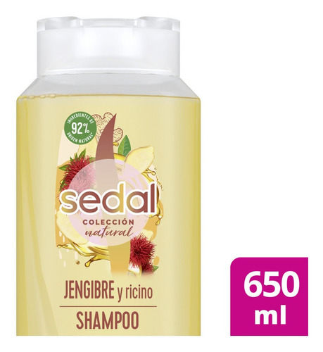 Sedal Shampoo Jengibre Ricino 650ml