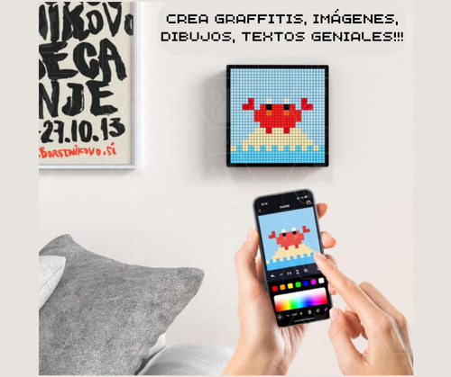 Pantalla Led Programable Retro Pixel 32x32