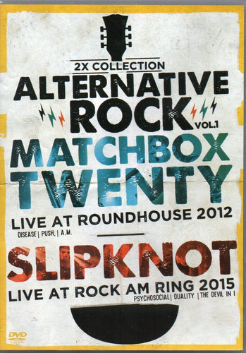 Dvd Alternative Rock Matchbox Twenty - Slipknot 