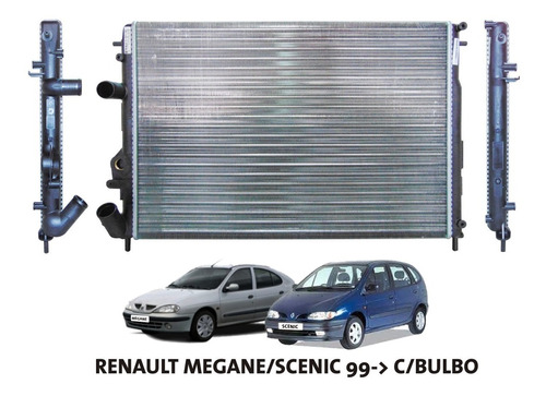 Imagen 1 de 6 de Radiador Renault Megane/scenic 99- 23 Mm  