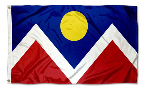 Bandera De La Ciudad De Denver De 3 X 5 Pies