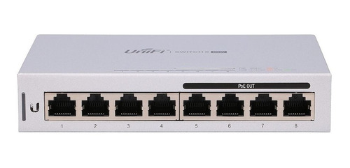 Switch Ubiquiti Us-8-60w 8 Puertos Gigabit Rj45 Poe 802.3af