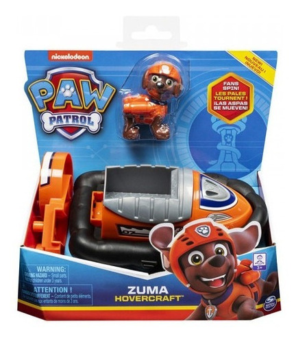 Aerodeslizador Patrulla Canina + Figura Zuma