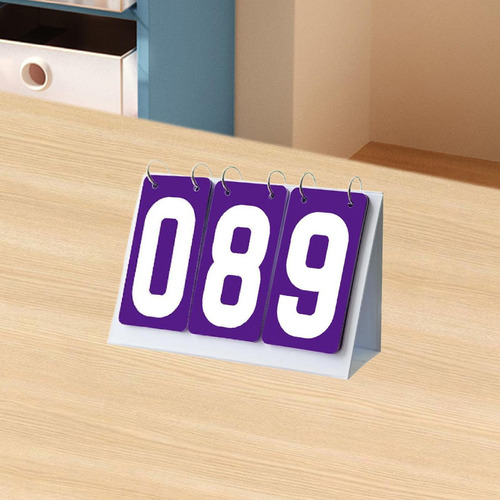Marcador Deportivo Flip Number Score Board Para FĂștbol