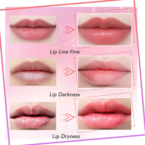Mascarilla De Labios Rosa Adofect 30 Piezas Hidratante