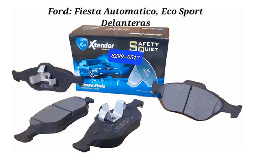 Pastillas De Frenos Xtender 8289=0517 Fiesta/eco Sport 2.0l