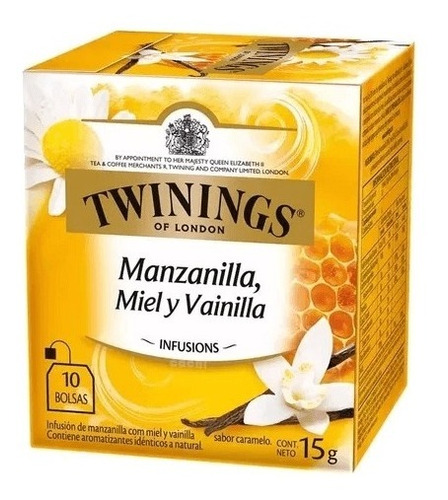 Te Twinings Manzanilla Miel Y Vainilla X 10 Saquitos