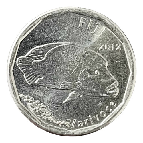 Fiji - 50 Cents - Año 2012 - Km # 335 - Varivoce