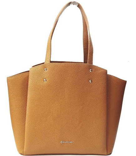 Bolsa Feminina De Mão Grande Dumond Shopper 485052 Cor Marrom