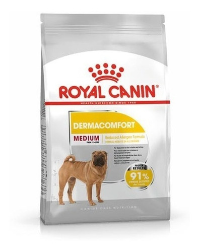 Alimento Royal Canin Size Health Nutrition Medium Dermacomfort para perro adulto de raza  mediana sabor mix en bolsa de 3kg