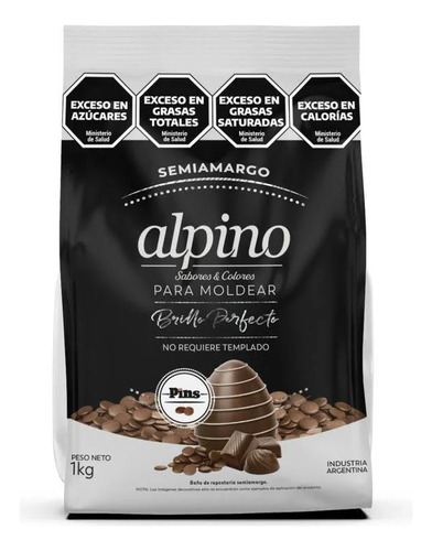 Chocolate Para Moldear Huevos Pascua Alpino Lodiser Pins 1kg