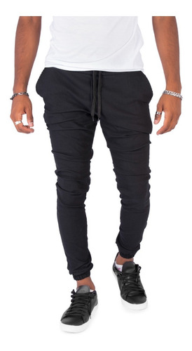 Imagen 1 de 8 de Pack 2 Jogger Elastizado De Gabardina Con Cordón Calidad