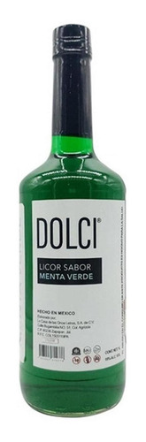 Licor Dolci Menta Verde 1 L