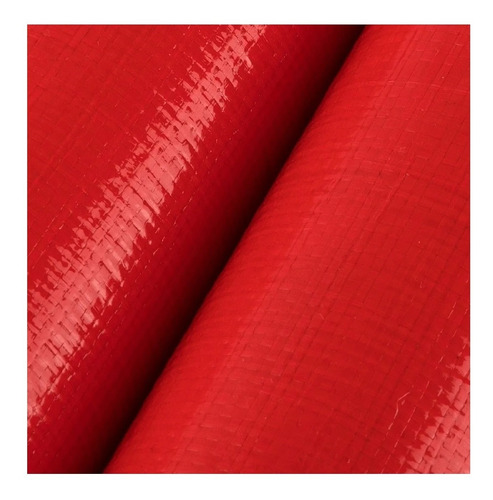 Lona Rafia Laminada Impermeable Roja 2 Mt X 5 Mts 