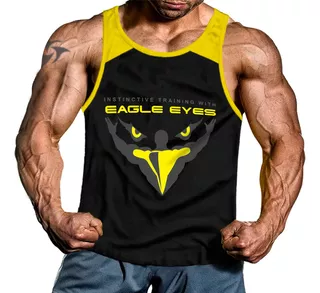 Musculosa Entrenamiento Anatómica Eagle Eyes Black Genetic
