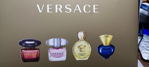 Set Perfumes Miniaturas Versace Dama Msi Género Mujer