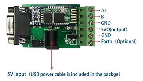 Dsd Tech Sh-b35 Rs485 Rs232 A Bluetooth 20 Adaptador Y