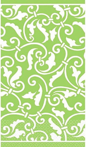 Toallas De Papel Para Invitados Kiwi Ornamental Scrol