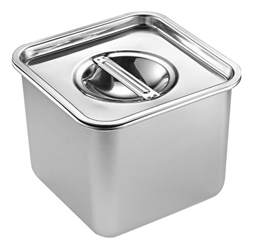 Taza De Condimento Para Azúcar De Acero Inoxidable Con Tapa