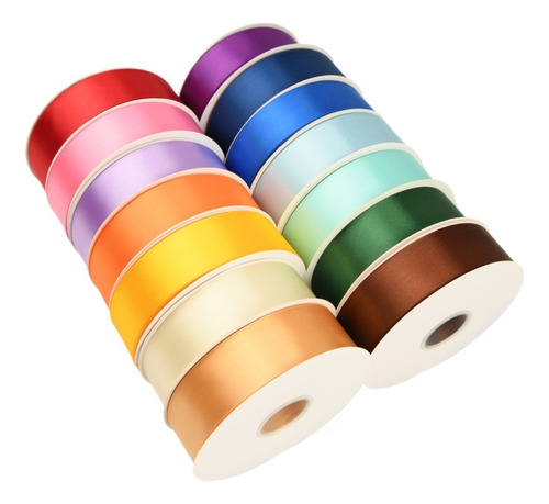 1 Rollo De Listón Satinado Ancho 4cm Y De 91 Metros Para