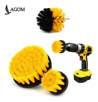 Comprar Lagom Cepillo Taladro Limpieza Escobilla Multiuso Cabezal 3 Piezas Discos Y Piedras Pesada Piezas Para Broca Universal De Taladro