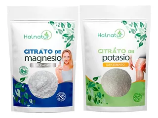 Pack Citrato De Magnesio + Citrato De Potasio Oferta Puro