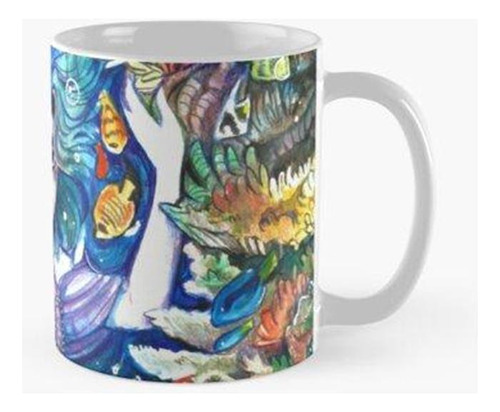 Taza Colectivo De Artistas De Youtube- Ocean Worlds Calidad 