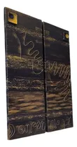 Comprar Cuadro Díptico Abstracto Y Moderno Oro Tendencia Dorado