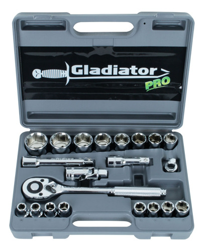 Jgo. De Dados 1/2' 21 Pcs Jt 821 Gladiator