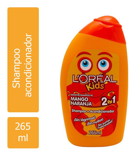 L´oreal Kids Shampoo 2 En 1 Botella Con 265 Ml Aroma Mango-n