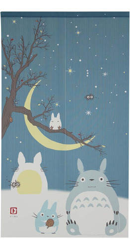 Estudio Ghibuli Totoro Noren Cortina Tapicería Invierno Ciel