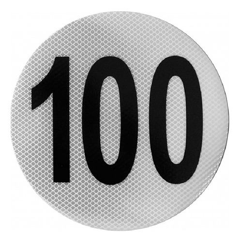 Calco 100 -círculo Velocidad Max. Nro. 100 Apto Vtv- Premium