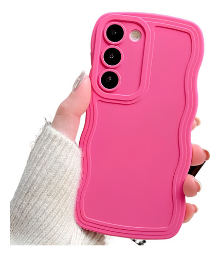 Funda De Silicona Borde Ondulado For Samsung Galaxy+correas