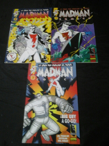 Lote De Comics Madman - Editorial Norma (3 Ejs)