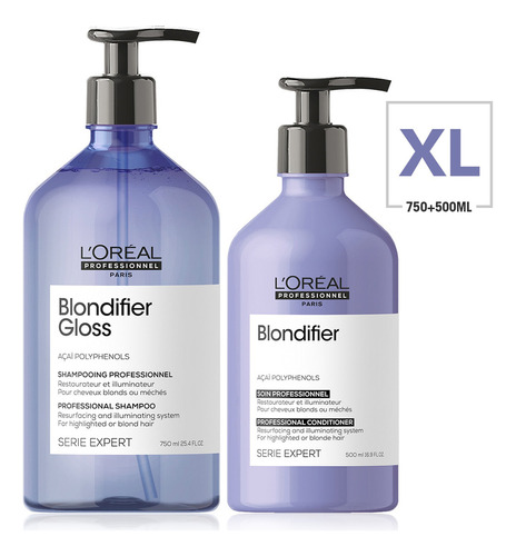  Set Blondifier Shampoo + Acondicionador L'oréal Pro