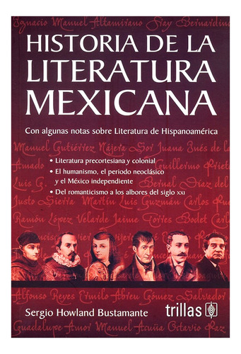 Historia De La Literatura Mexicana Trillas/ Original/ Nuevo 