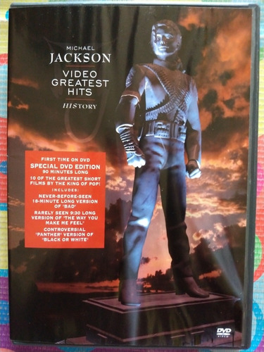 Dvd Michael Jackson Video Greatest Hits W