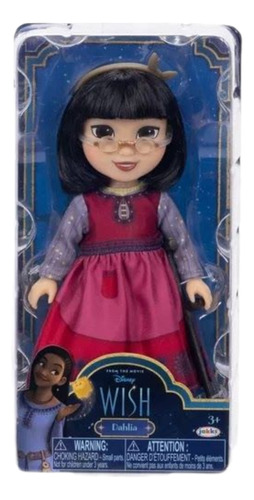 Muñeca Pequeña Disney Wish Dahlia De 6 Pulgadas